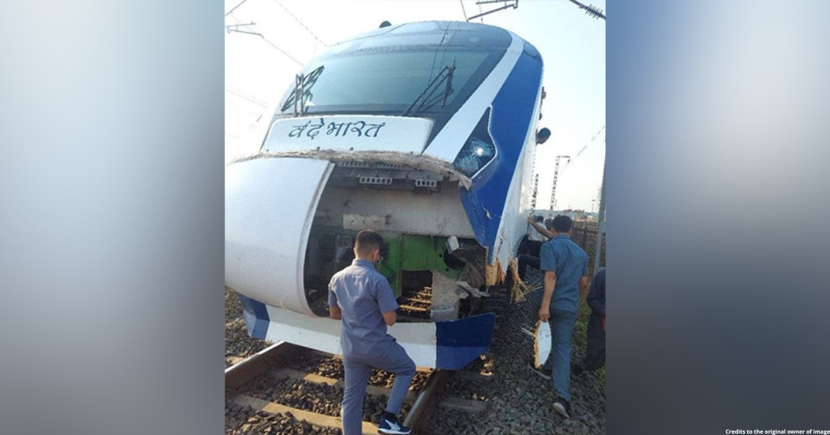 Mumbai-Gandhinagar Vande Bharat train delayed by 15 mins following cattle runover incident in Atul